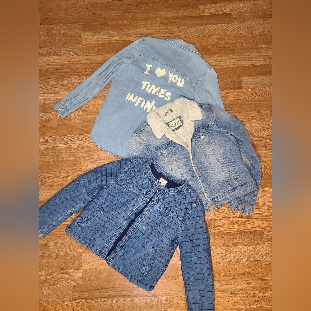 F21 Blue jacket blundle x3